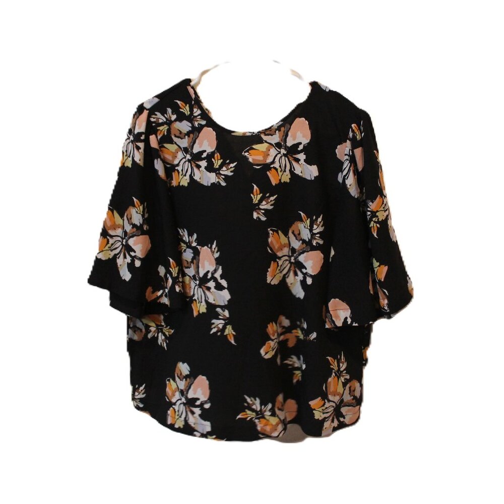 Who What Wear Floral Blouse